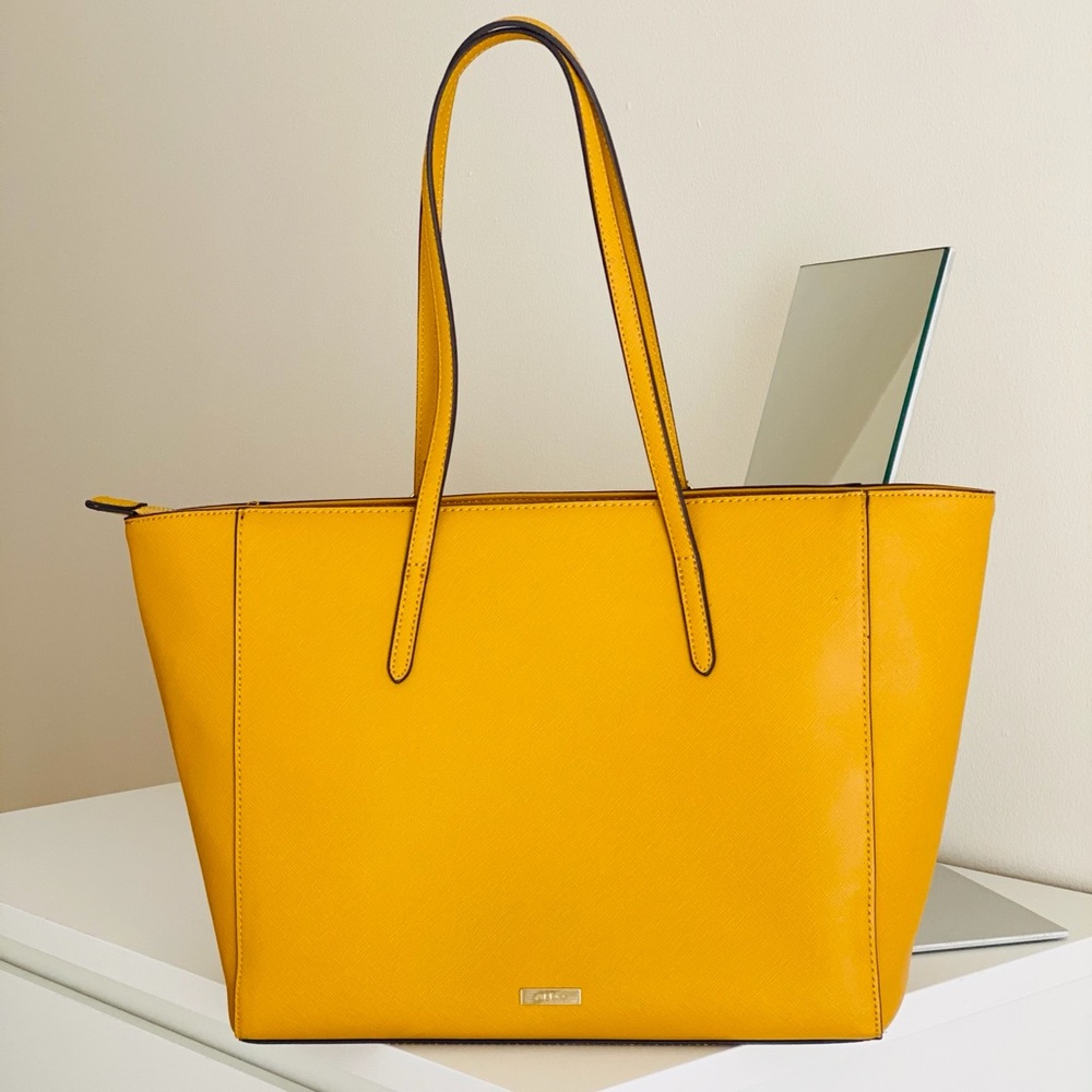 ALDO Mustard Yellow Tote Bag